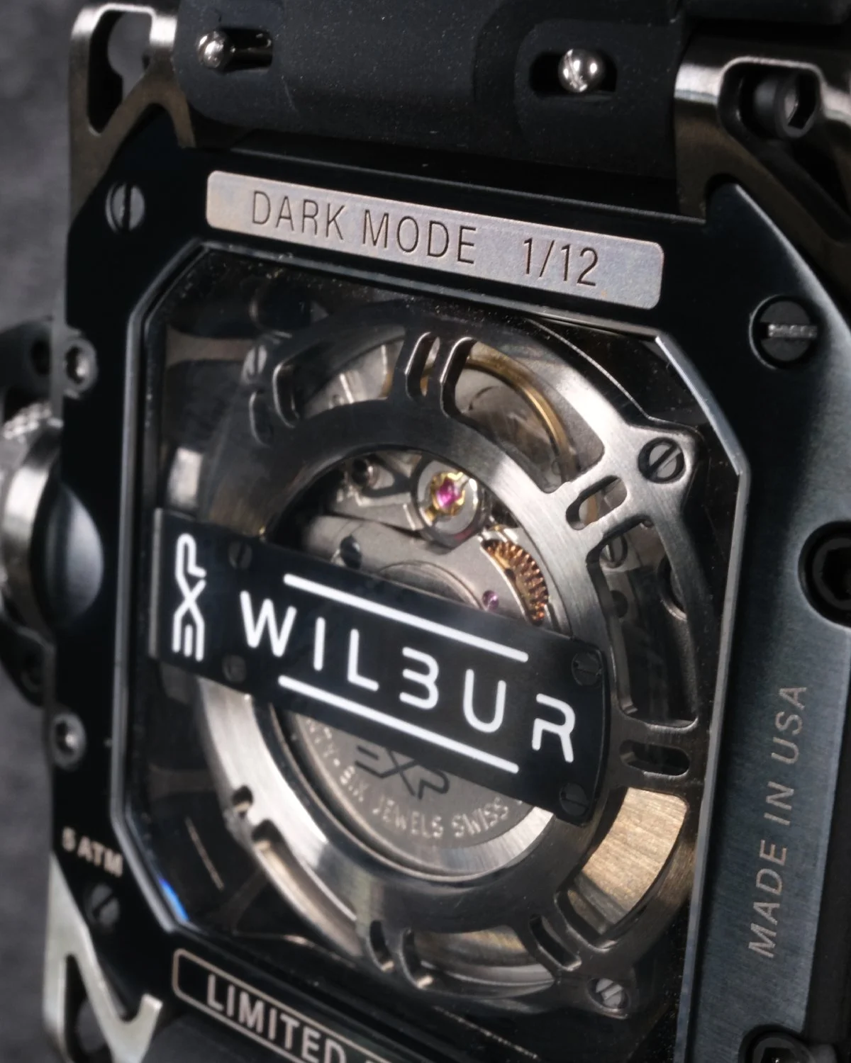 WILBUR EXP DARK MODE TIMEPIECE — WILBUR Supermachines